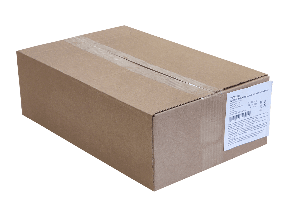 Шампиньоны резаные