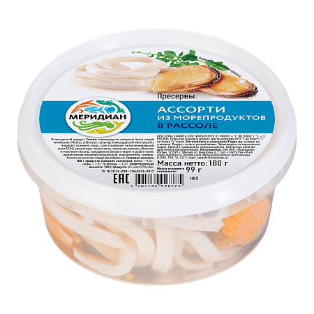 Ассорти из морепродуктов в рассоле