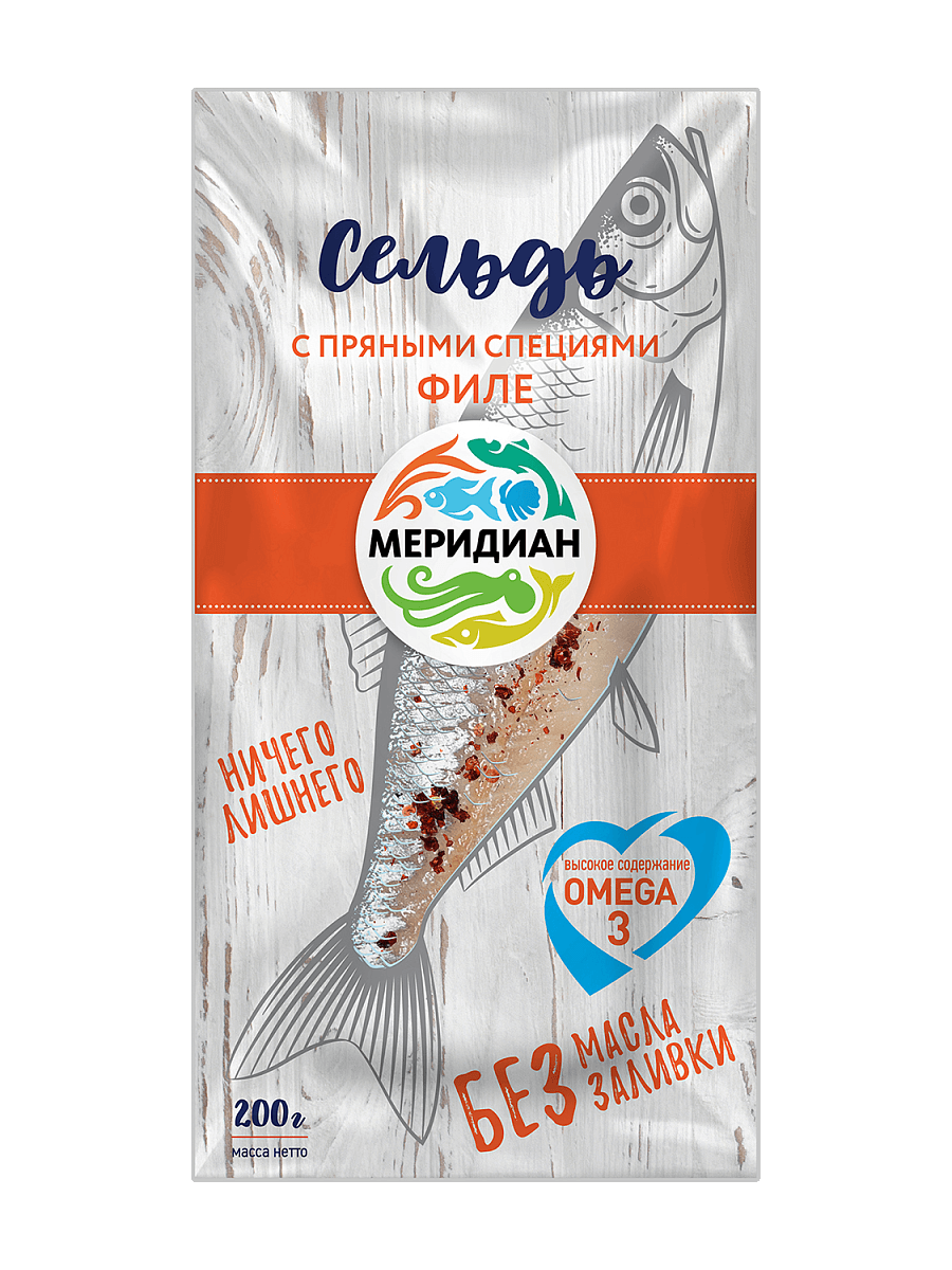 Сельдь филе с пряными специями