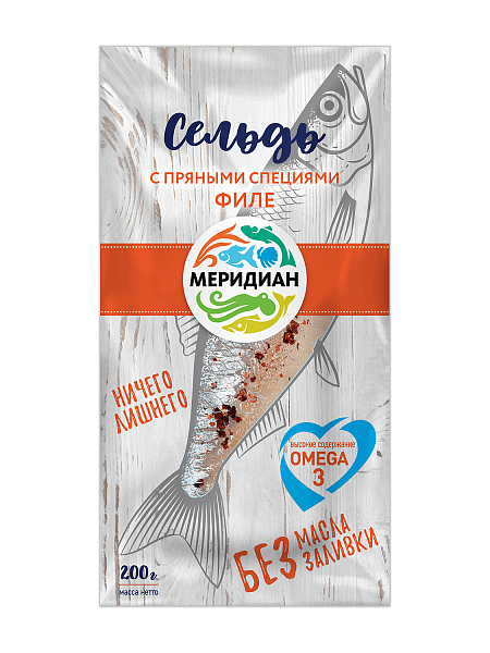 Сельдь филе с пряными специями