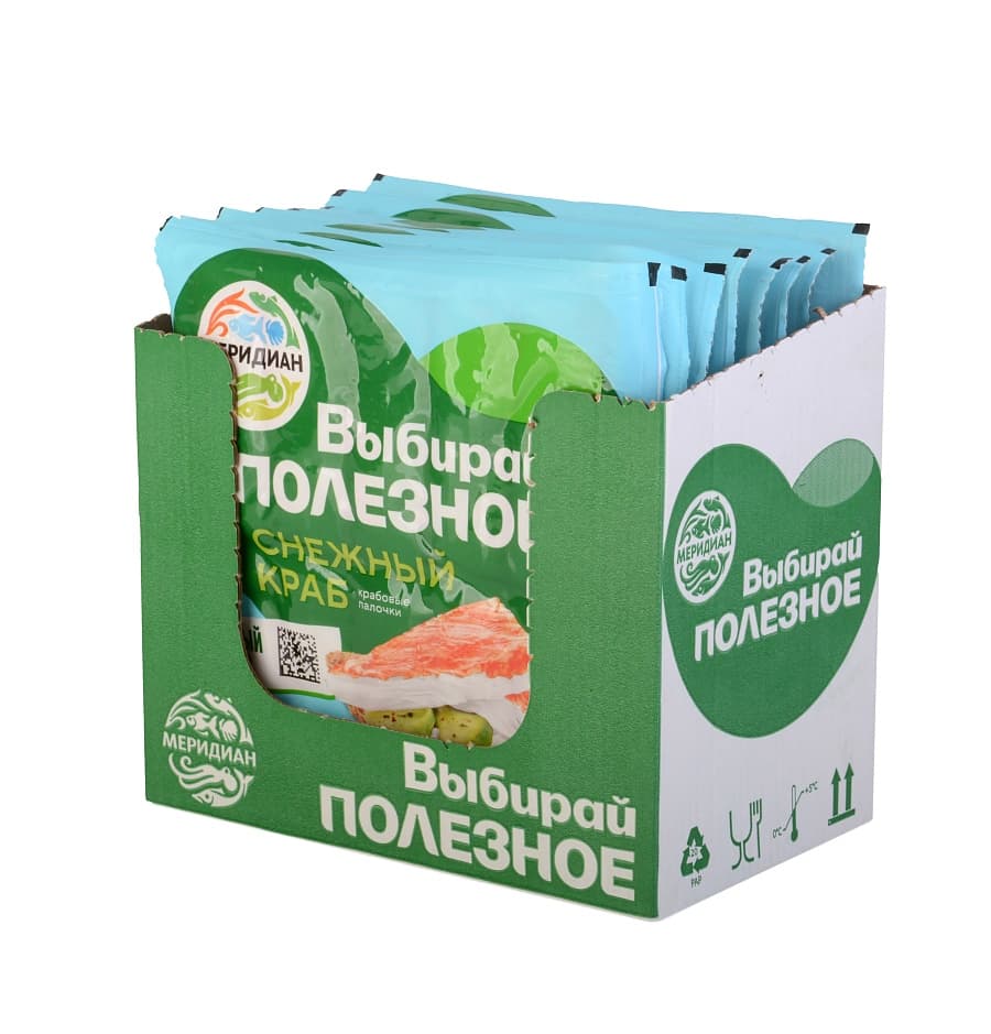 Крабовые палочки снежный краб "Выбирай полезное" охлажденные
