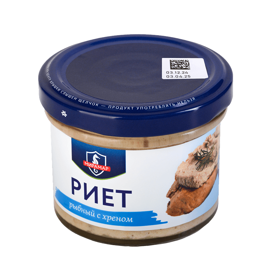 Риет рыбный с хреном 