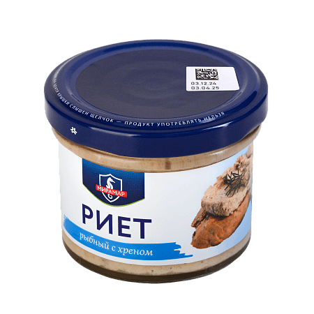 Риет рыбный с хреном 