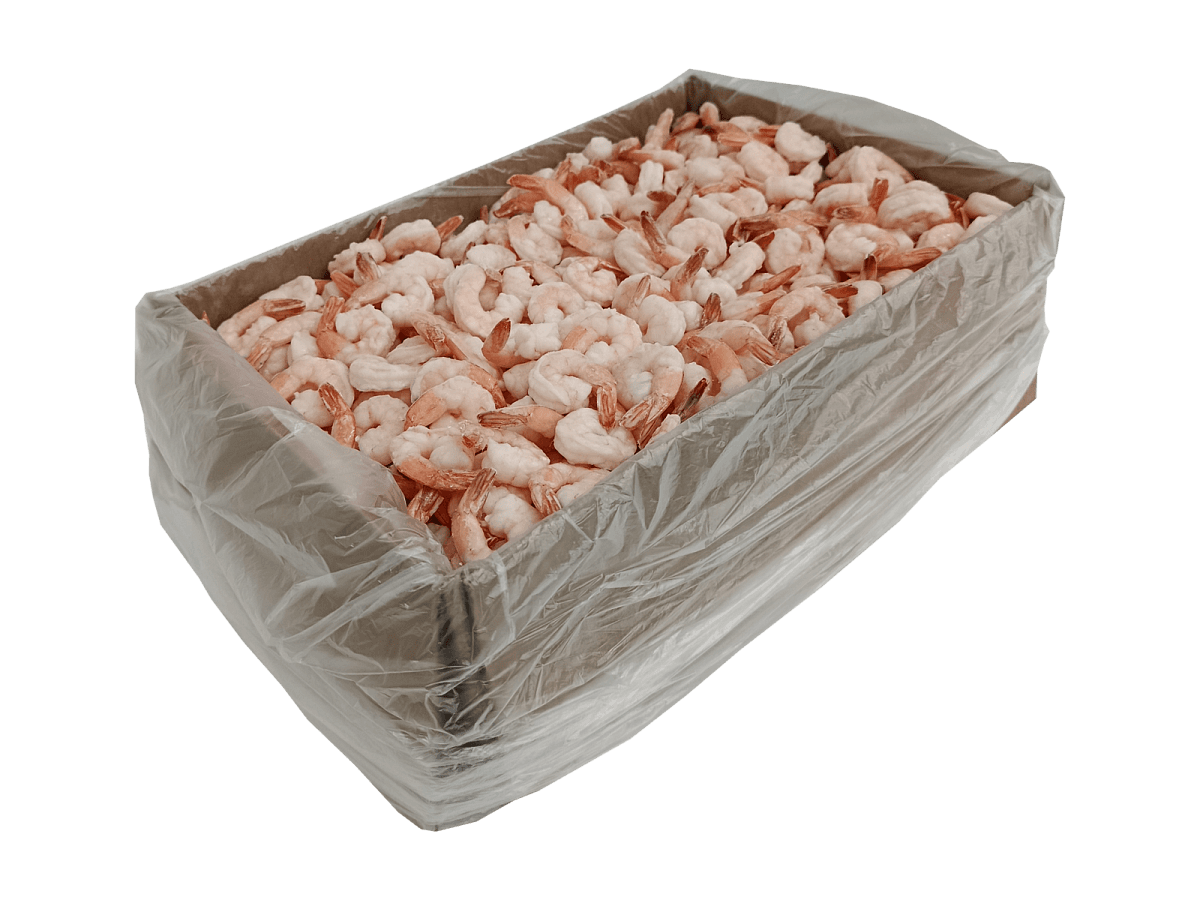 Королевские креветки очищенные с хвостом 41/50 в/м  IQF, 4 кг