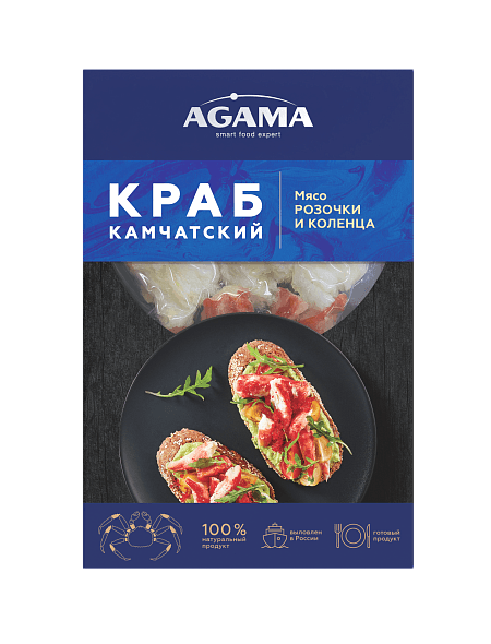 Краб Камчатский мясо розочки и коленца