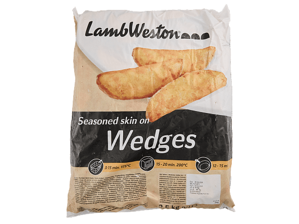 Картофельные дольки с кожурой со специями, Бельгия