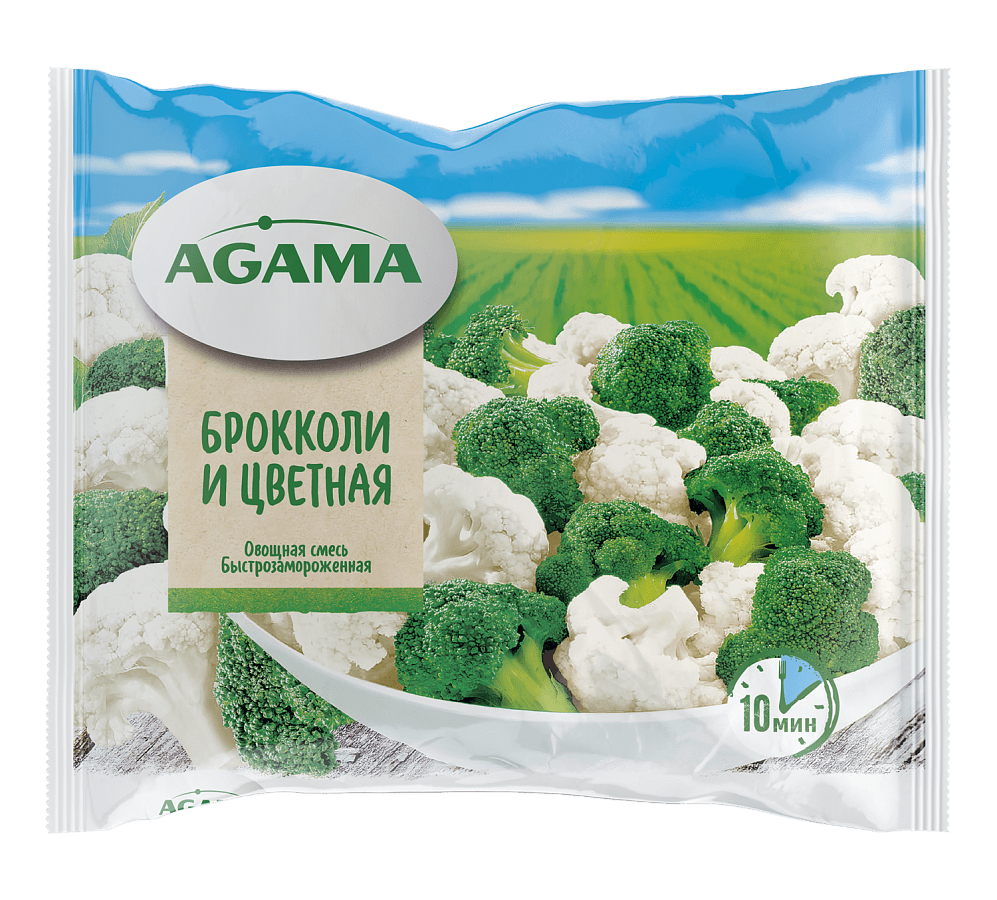 Брокколи и цветная