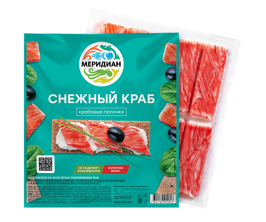 Крабовые палочки снежный краб охлажденные