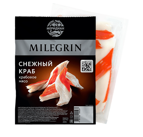 Крабовое мясо снежный краб охлажденное