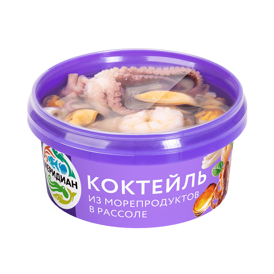 Коктейль из морепродуктов в рассоле
