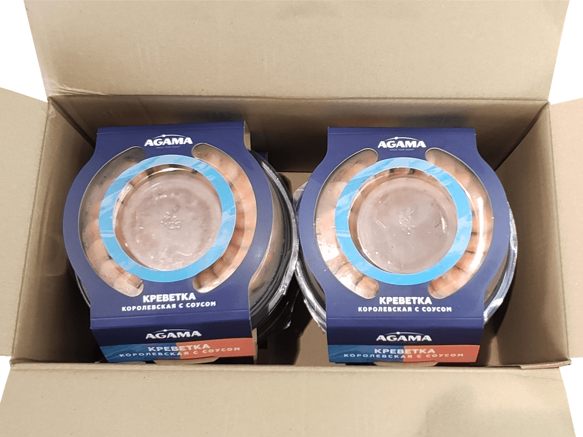 Креветка королевская с соусом