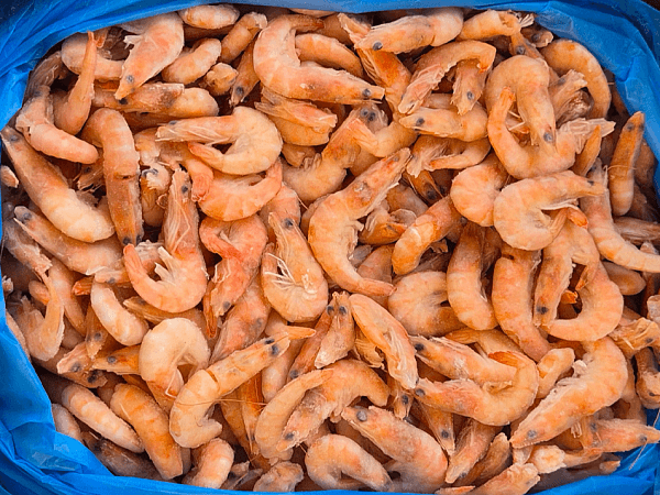 Королевские креветки в панцире 60/80 в/м IQF, 5 кг