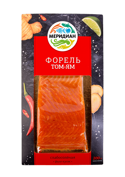 Форель филе-кусок слабосолёная том ям