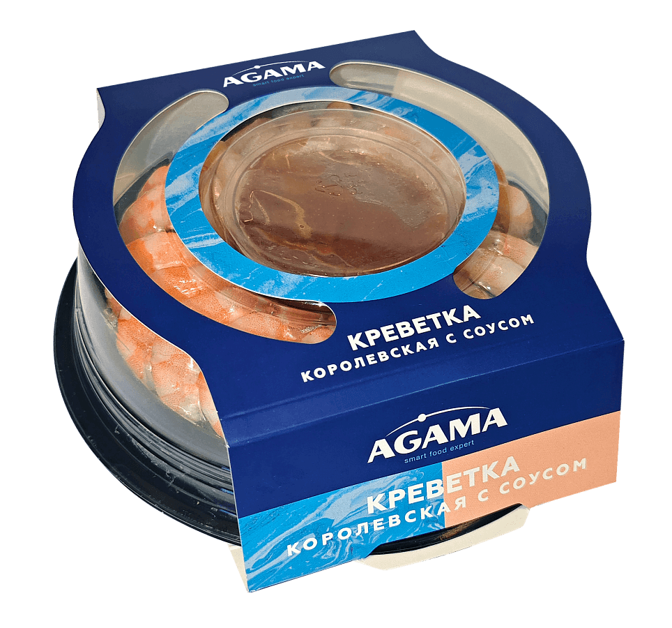 Креветка королевская с соусом