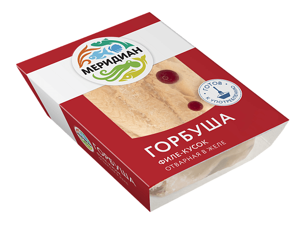 Горбуша филе-кусок без кожи отварная в желе